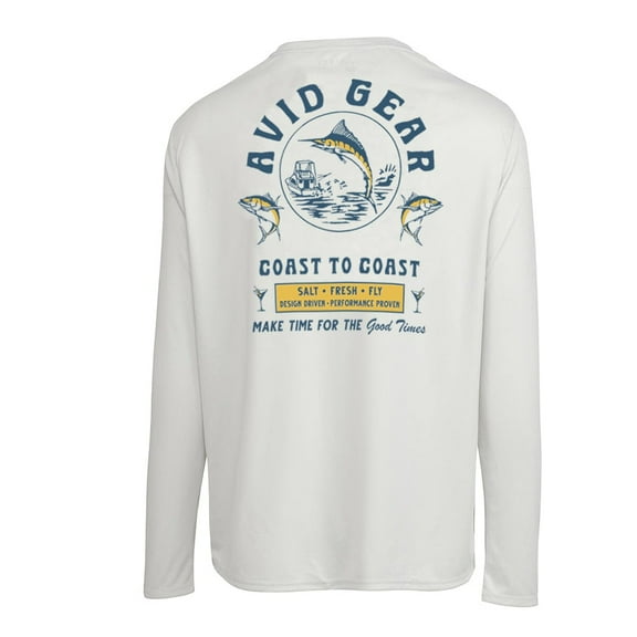 Avid Trollers AVIDry Sleeve Glacier, Large Long Sleeve Shirt