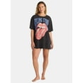 thumbnail image 2 of Rolling Stones Women's Oversized Sleep Shirt, Sizes XS-XXXL, 2 of 5