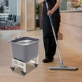 thumbnail image 3 of Portable Floor Mop Sink with Wheels & Drain, Freestanding Utility Mop Bucket - Plastic Service Basin for Bathroom, Laundry Room & Garage, Easy to Move & Clean, 3 of 11