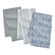 My Texas House Stripe 16" x 28" Cotton Kitchen Towels, 3 PIeces, Blue