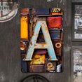 thumbnail image 2 of Placa Metal Vintage Letra A Pintura Hierro Rectangular Arte La Pared Barra 20x30cm, 2 of 9