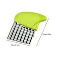thumbnail image 2 of Giyblacko Potato Cutter Wavy Crinkle Cutting Tool For Cutting Potato Carrot Cucumber Chopping Soft Handle Stainless Steel Cutter And Convenience Chopper Kitchen Tools, 2 of 2