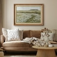 thumbnail image 3 of IDEA4WALL Premium Frame Wall Art Vintage Retro Countryside Flower Field Landscape Print Impressionism Nature Wilderness Wall Decor Rustic Famous Fine Art for Bedroom, Office - 26"x36" Natural, 3 of 5