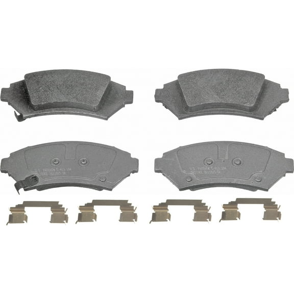 Wagner ThermoQuiet MX1076 Semi-Metallic Disc Brake Pad Set Fits select: 2005 CHEVROLET IMPALA, 2004-2005 BUICK LESABRE