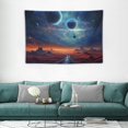 thumbnail image 2 of Creowell  Solar System Astronaut Tapestry Space Poster Decorative Painting Canvas Wall Tapestry And Art Picture Print Modern Family Bedroom Decor Posters 60x40 Inch 60x40in, 2 of 7