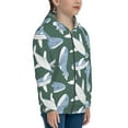 thumbnail image 5 of Rocae Beautiful Whales for Zip Up Hoodies for Teen Sweatshirt with Hood-Small, 5 of 6
