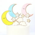 thumbnail image 5 of GOOHOCHY  3 Set/27 Cake Decoration Insert Girl Birthday Moon Decorations Cakes Yellow, 5 of 8