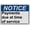 Warning Sign 1, variant on Weatherproof Horizontal ANSI Payment Policies Sign (Machine accepts $1, $5, $10 and $20 bills) 8 in" x 12 in" UV Resistant Indoor Outdoor Workplace Insdustrial Caution Danger Warning SIgn