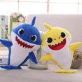 thumbnail image 2 of 25cm Baby Sharking Plush Soft Baby Doll Cartoon Stuffed Plush Toys for Boy Girl, Blue, 2 of 4