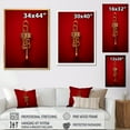 thumbnail image 4 of Designart "Triumph Of The Regal Red Trumpet III" Music Floater Framed Canvas Art Print, 4 of 5