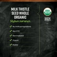 thumbnail image 4 of Frontier Co-op Organic Whole Milk Thistle Seed Herbal Supplement, 16 oz, 4 of 11