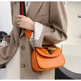 thumbnail image 3 of JUYGO Women Trendy Saddle Bag Special Retro Handle Bags Color Strap Shoulder Bag, 3 of 6