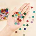 thumbnail image 3 of 13 Colors 130 pcs Half Round 12mm Resin Cabochons For Earring Bracelets Necklace Making And Decoration, 3 of 8