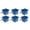 Blue #076, variant on 6 Pcs Graduation Cap Candy Gift Box Grad Hat Gift Box Treat Boxes with Tassels Graduation Party Favors for Guests Class of 2026 Decorations (Blue)