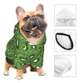 thumbnail image 3 of Fotbe Kiwi Fruit Sudadera con Estampado para Perros Pequeños – Suéter con Capucha para Mascotas, Tela Suave de Forro Polar con Bolsillo-Large, 3 of 7