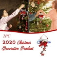 thumbnail image 2 of Vikakiooze 2023 Christmas Tree Ornaments Jingle Bell Hanging Pendant Xmas Home Party Decorations, 2 of 9