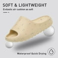 thumbnail image 3 of Cloud Slides for Women and Men, Pillow Slippers, Non-Slip Quick Drying Soft Lightweight Shower Shoes, Thick Sole Open Toe Slides Sandals for Indoor & Outdoor, 3 of 7