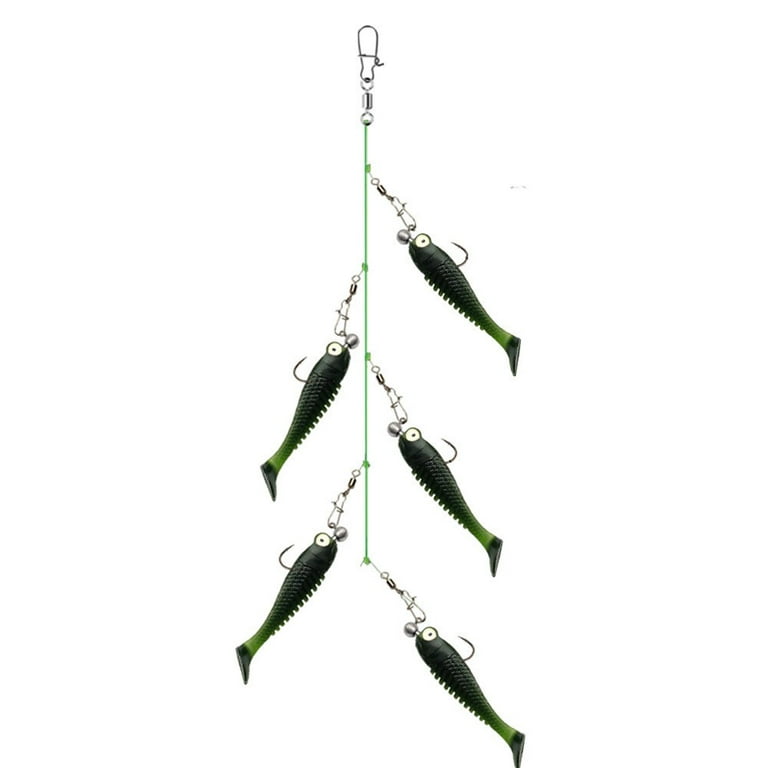 Beisidaer Cluster Lure artificial silicone soft bait T Tail