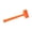 1LB, variant on Ergonomic None Sparking Rubber Hammer In High Visibilities Orangeness For Industrial Applications Delicate Assembly Work
