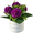 Purple, variant on Wofarmy Compact Silk Carnation Potted Flowers for Small Spaces for Home Or Office Purple