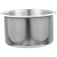 thumbnail image 1 of Practical Stainless Steel Cup Holder for Cars Trucks RVs with Silver Color Keeps Cup Stable 4 Inch, 1 of 8