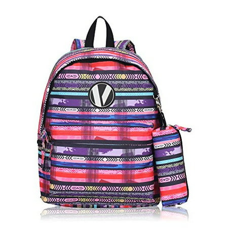 Cute School Backpack Small Printed Backpack with Pencil Case Bag Set for