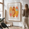 thumbnail image 3 of Surf & Boomerang - Illustration Abstract Mid-Century Modern Geometric Modern Art Minimalist Boho Pattern Unframed Wall Art Print 9 x 12 inches, 3 of 16