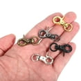 thumbnail image 4 of Uxcell 10 Pack Swivel Lanyard Snap Hook, Zinc Alloy Trigger Snap Hooks, Light Black, 4 of 6