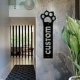 thumbnail image 6 of Custom Pet Paw Address Metal Sign, Vertical House Number Sign, Street Number Sign, Front Porch Sign, 6 of 6