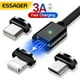 thumbnail image 2 of Cable Micro USB magnético Essager para iPhone 14 Xiaomi mi, Cable de datos de carga rápida, cargador magnético, USB tipo C, Cable de teléfono 3m Tan Jianjun unisex, 2 of 2