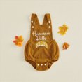 thumbnail image 2 of KPOPLK Baby Boys Girls Bubble Romper Overalls Embroidery Suspender Jumpsuit Fall Infant Outfit Clothes,Size 6-12 Months, 2 of 5