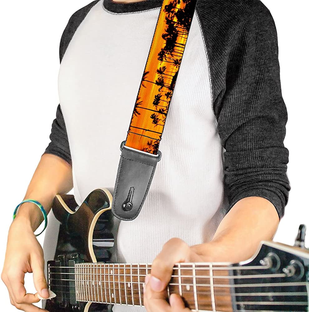 Buckle-Down Guitar Strap, Golden Sunset, 2 Inches Wide