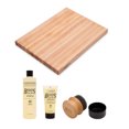 thumbnail image 1 of John Boos Maple Wood 24 Inch Cutting Board and 3 Piece Care and Maintenance Set, 1 of 10