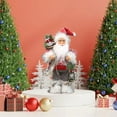 thumbnail image 6 of zhmrfg 12 Inch Santa Claus Figurine with Gift Bag, Standing Christmas Decoration for Home, Office Mantel, Realistic Holiday Decor with Detailed Craftsmanship, Perfect Holiday Gift for Family Friends, 6 of 6