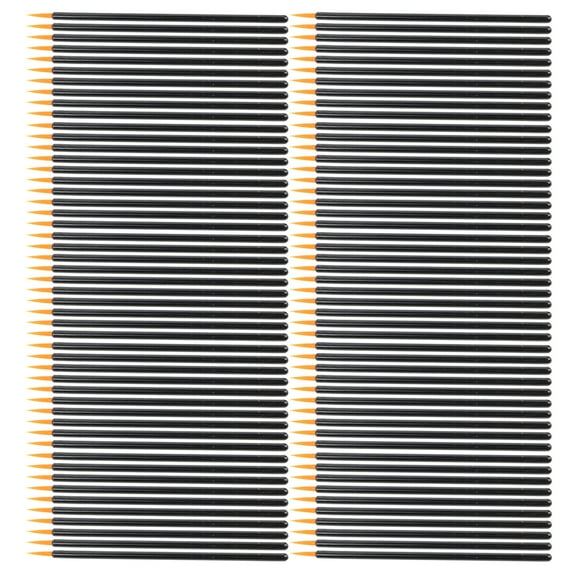 100 pinceles delineadores de ojos desechables de cabeza dura, pinceles líquidos para sombras de ojos, herramienta de maquillaje