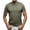 Army Green, variant on WAENQINLA Mens Henley Shirt Summer Casual Short Sleeve Basic T Shirt with 3 Button Lightweight Crewneck Casual Tee Tops
