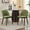 Green, variant on Wood Dining Chairs Set of 2, Upholstered Kitchen & Dining Chairs with High Back and Deep Seat, Modern Farmhouse Fabric Side Chairs for Dining Room, Kitchen, Cafe and Restaurant, Openwork
