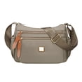 thumbnail image 2 of Heiheiup Fashion Multicolor Nylon Fabric Large Capacity Zipper Adjustable Shoulder Strap Messenger Bag, 2 of 2