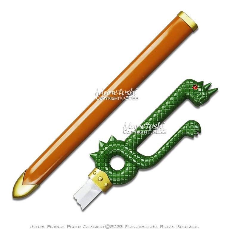 Munetoshi 30.5â€ Dragon Handle Wrath Sword Replica, Broken Blade