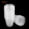 thumbnail image 3 of Unique Bargains 2.5'' Plastic Plant Nursery Pots Flower Starting Container, Clear 60 Pack, 3 of 6