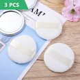 thumbnail image 4 of Lurrose 3 Pcs Ultra Short Plush Fluffy Powder Puff Comfortable Toddler Body Dusting Powder Puffs, 4 of 6