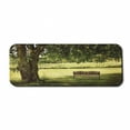 thumbnail image 1 of Tree Computer Mouse Pad, Wooden Bench Under Shady Big Tree in the National Park Fresh Tranquil Scenery, Rectangle Non-Slip Rubber Mousepad Large, 31" x 12" Gaming Size, Green Brown, by Ambesonne, 1 of 2