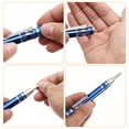 thumbnail image 5 of Uxcell 8 in 1 Mini Pocket Pen Screwdriver Set Small Magnetic Screw Driver with Phillips and Flat Head Bits, Red, 5 of 6
