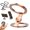 Rose Gold, variant on Magnetic Phone Stand Fidget Spinner, Dual-Sided Magnetic Mount with Smooth Rotation for Stress Relief, Deep Grey, Desk