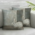 thumbnail image 3 of Orinice Ultrafine Detailed Painting Graphic Decorative Pillow Cover for Home Couch Living Room Bed Sofa 24x24in, 3 of 5