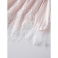 thumbnail image 6 of LMLYSoH Women's Mini Shorts Lace Patchwork Drawstring Elastic Waist Casual Summer Loose Lounge Shorts, 6 of 7