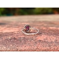 thumbnail image 3 of Heaven Crafts Oval Amethyst Ring 925 Silver Ring Dainty February Birthstone Stackable Ring Handmade Boho Ring, 3 of 6