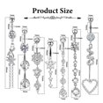 thumbnail image 4 of MesaSe Belly Rings 14G Long Belly Button Ring Dangle Piercing Jewelry Gold 7Pcs, 4 of 8