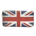 thumbnail image 2 of Premium World Country Flag City Print PU Leather Zip Around Wallet, 2 of 5