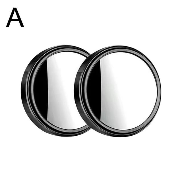 RJSQAQE Blind Spot Mirrors for Cars,2.28 Round HD Glass Frameless Convex Rear View Mirror,360 Wide Angle Side Rear View Mirror for Cars SUV and Trucks